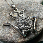 Sicilian Trinacria Triple Spiral Necklace