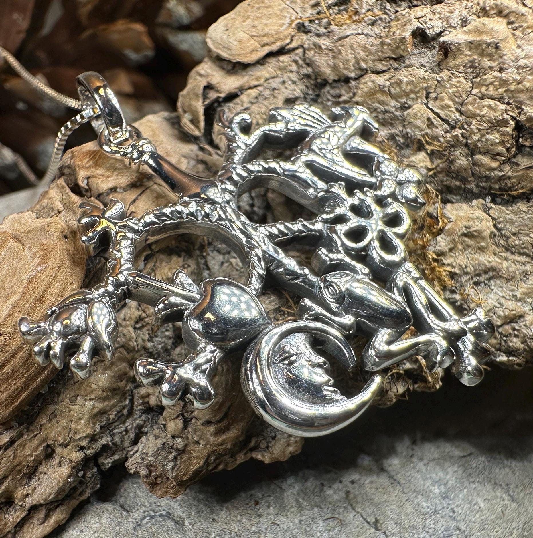 Large Stregheria Cimaruta Pendant