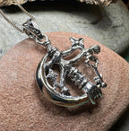 Crescent Moon Italian Cimaruta Pendant