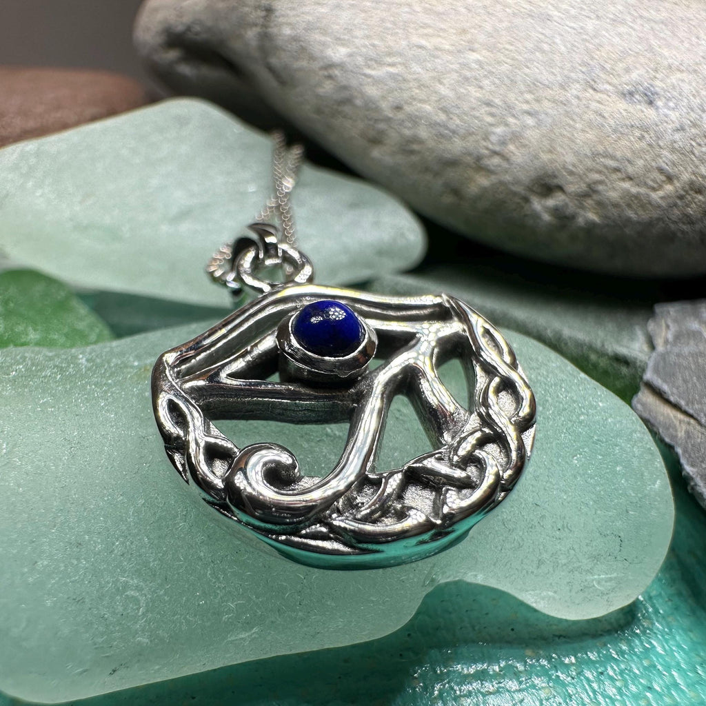 Lapis Lazuli Eye of Horus Necklace