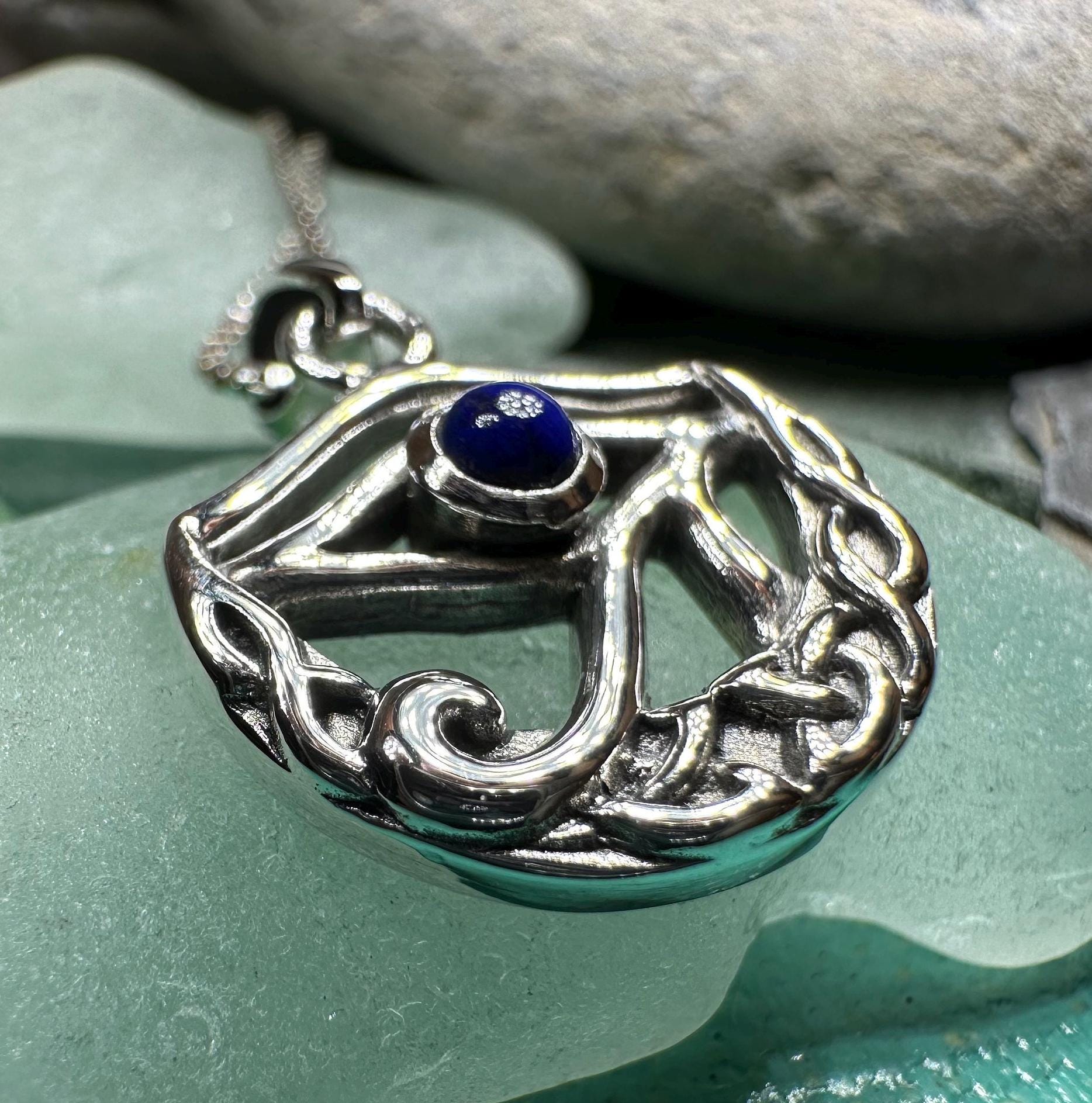 Lapis Lazuli Eye of Horus Necklace