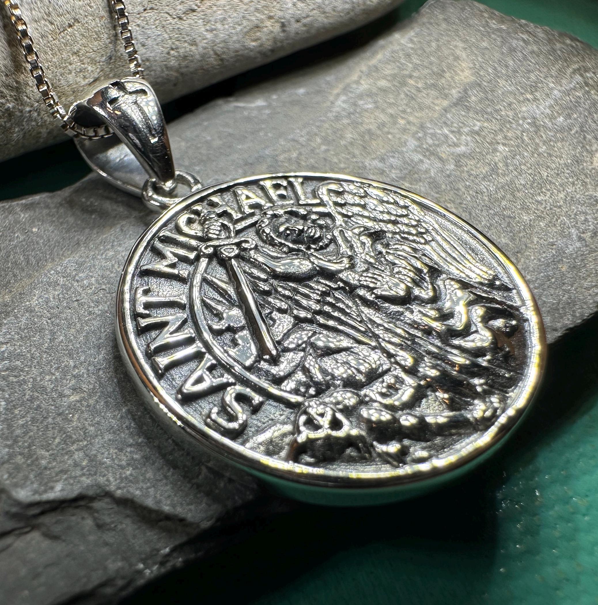 Scales of Justice Saint Michael Pendant