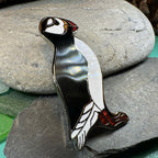 Enamel Scottish Puffin Brooch