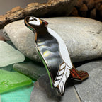 Enamel Scottish Puffin Brooch