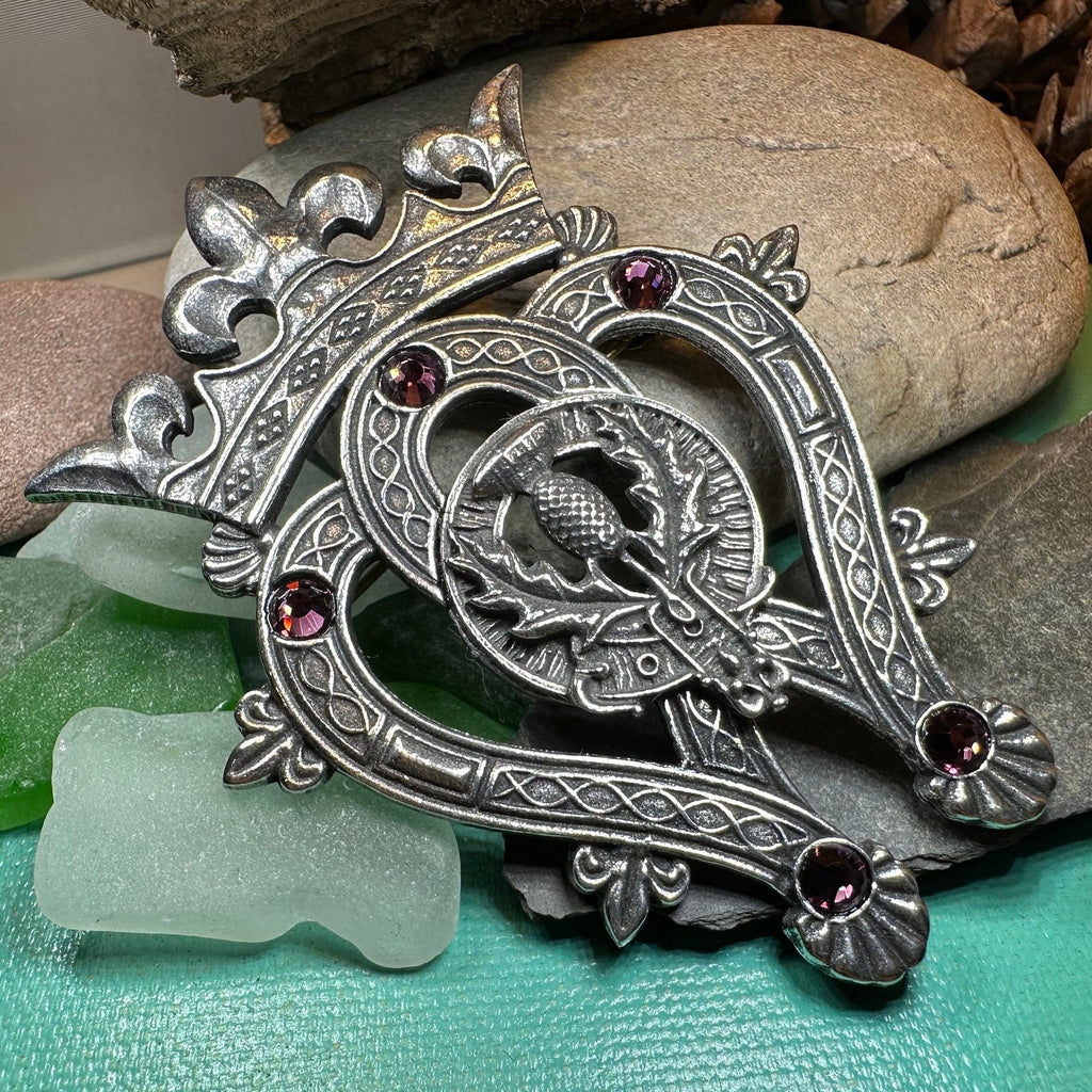 Highland Luckenbooth Plaid Pin