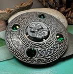 Irish Pride Claddagh Plaid Pin