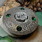 Irish Pride Claddagh Plaid Pin