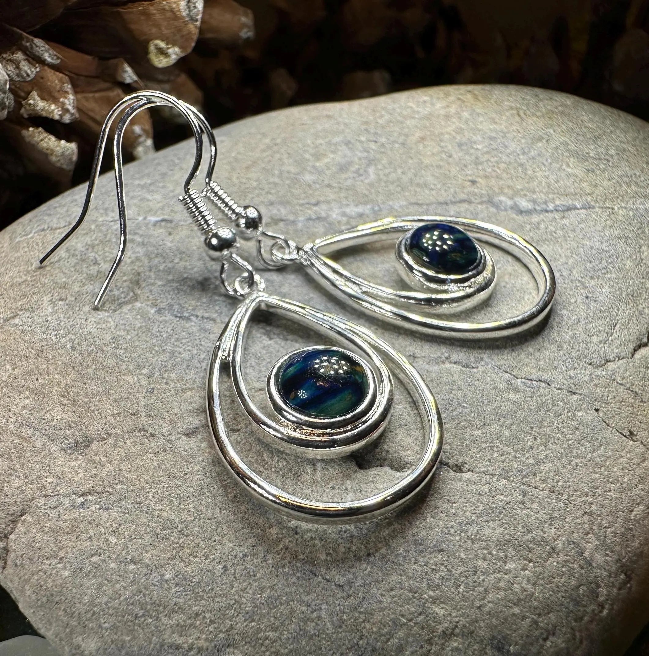 Heathergems Scottish Celtic Drop Earrings