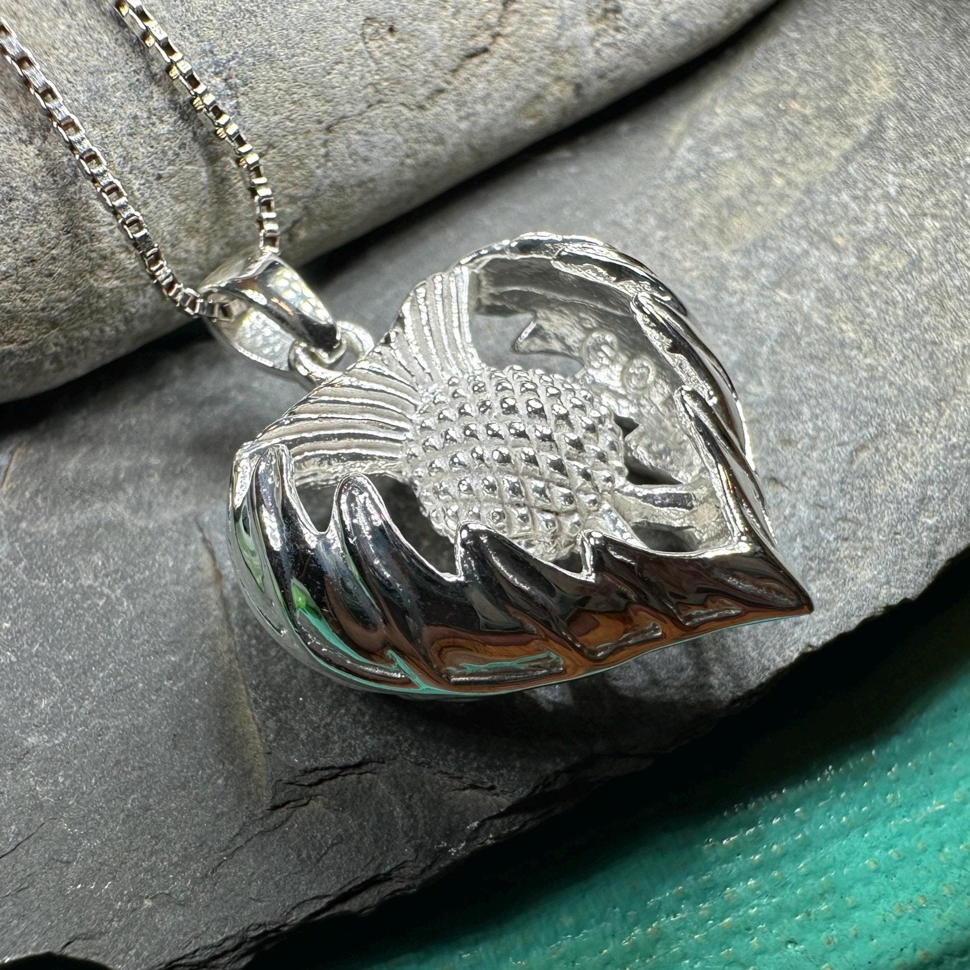 Annora Scottish Thistle Necklace