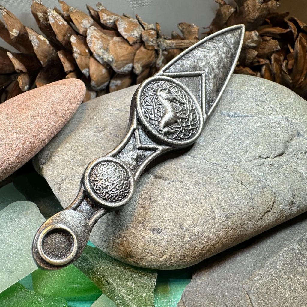 Celtic Horse Kilt Pin