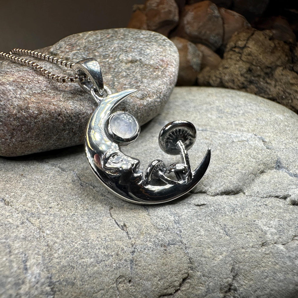 Magical Mushroom Moon Necklace