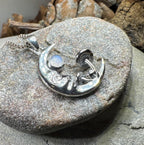 Magical Mushroom Moon Necklace