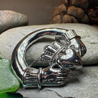 Emblem Claddagh Brooch