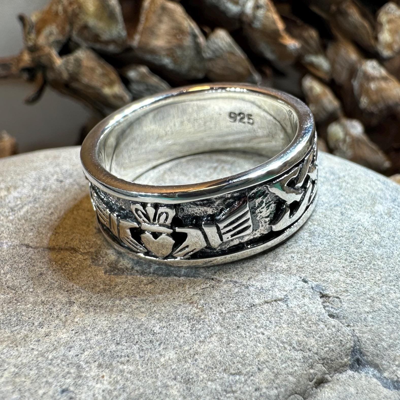 Gu Là Luain Celtic Claddagh Ring