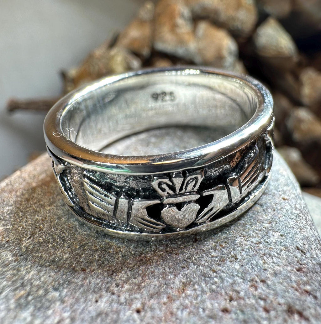 Gu Là Luain Celtic Claddagh Ring