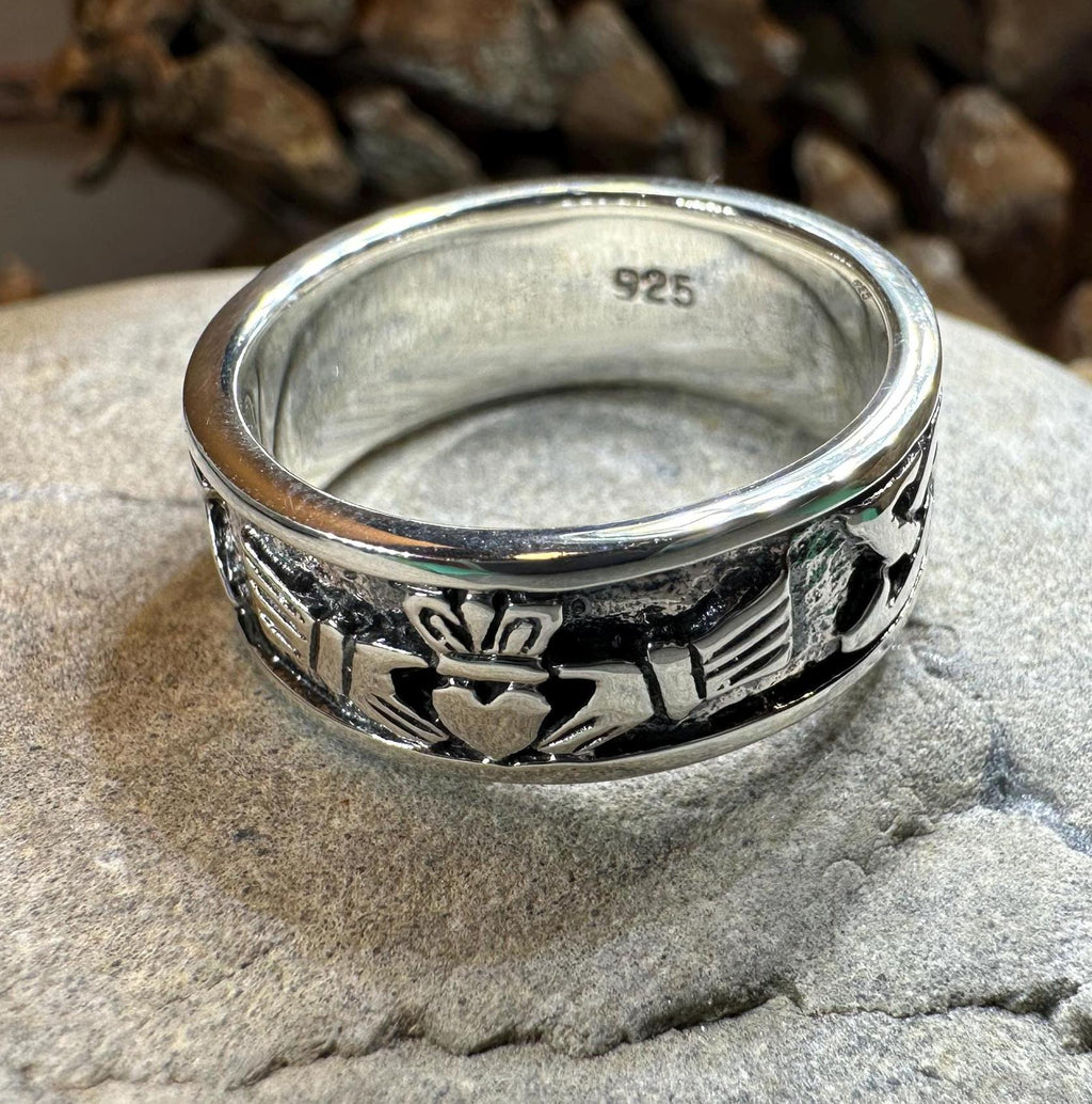 Gu Là Luain Celtic Claddagh Ring