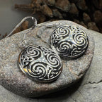 Skara Brae Celtic Spiral Earrings