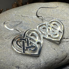 Gràidhear Celtic Heart Earrings