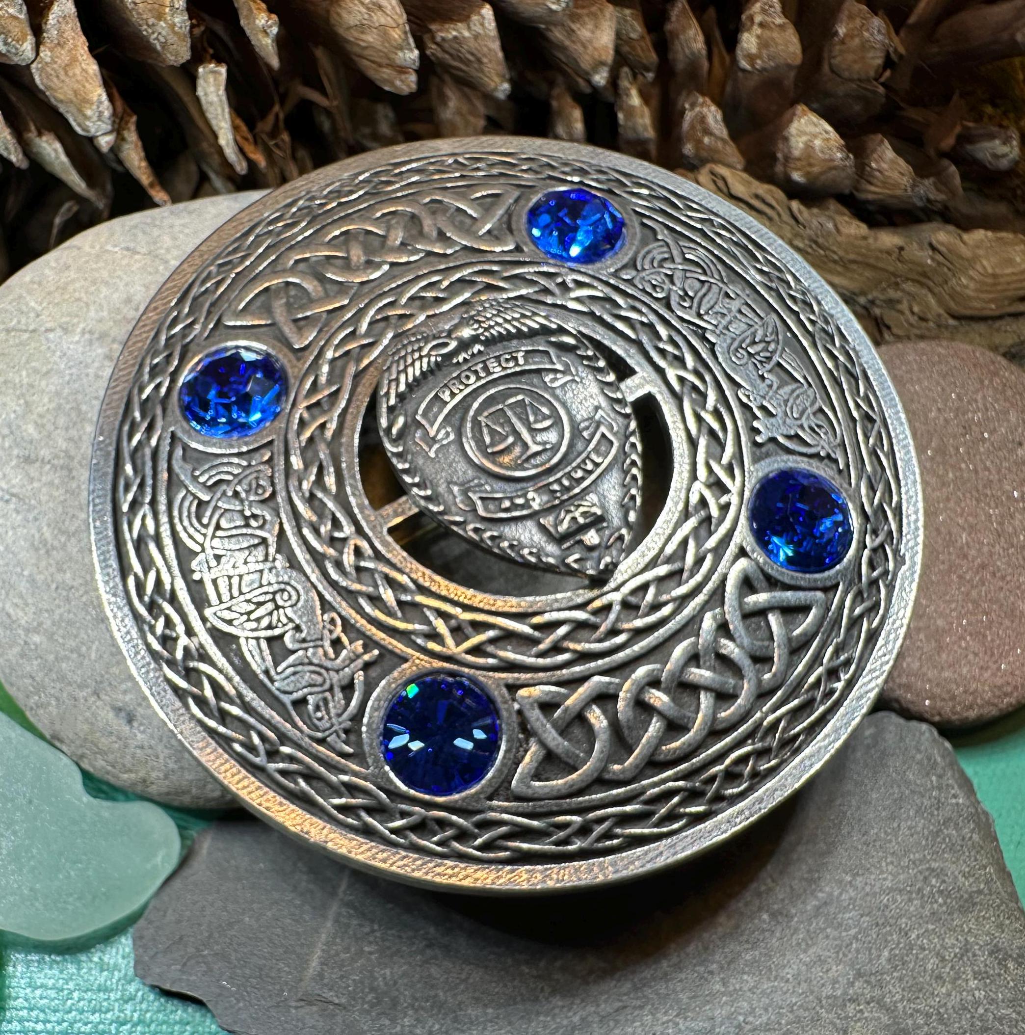 Celtic Police Tartan Pin