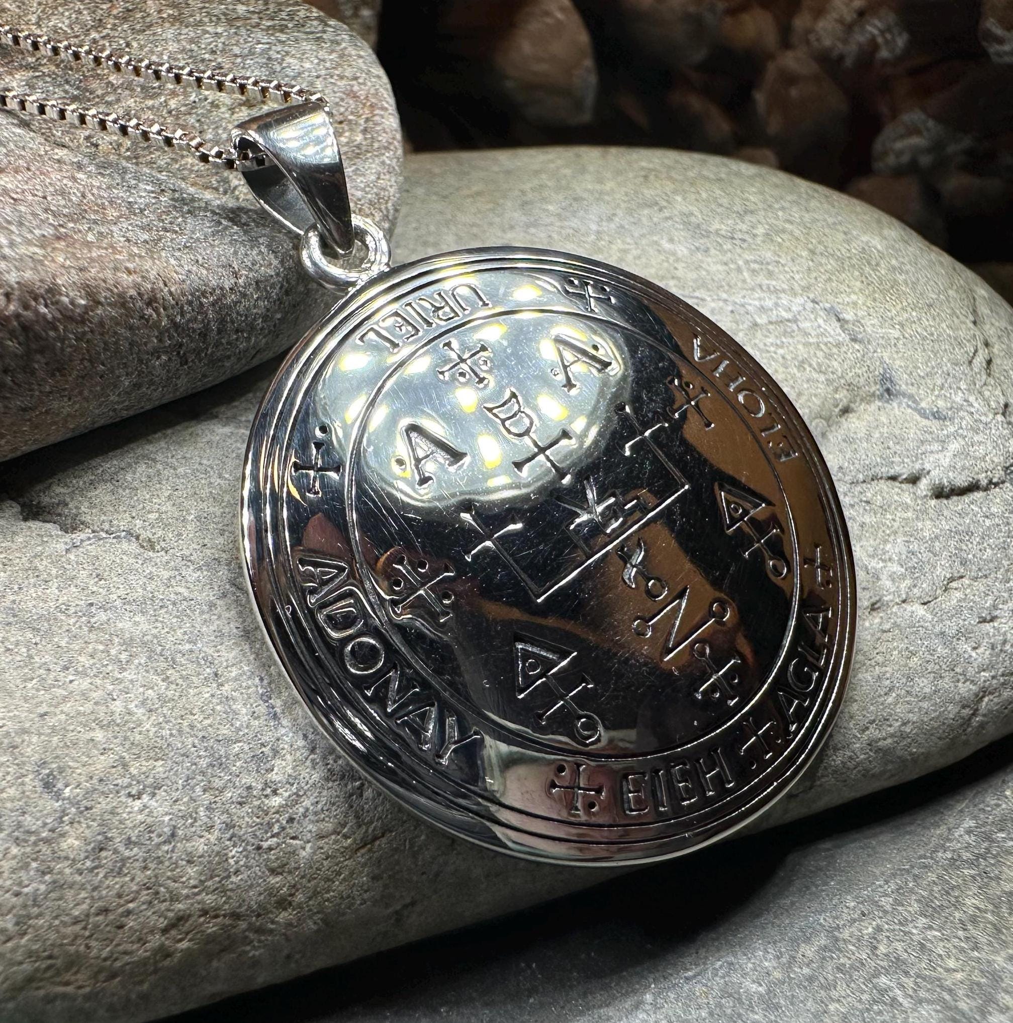 Large Archangel Uriel Sigil Pendant