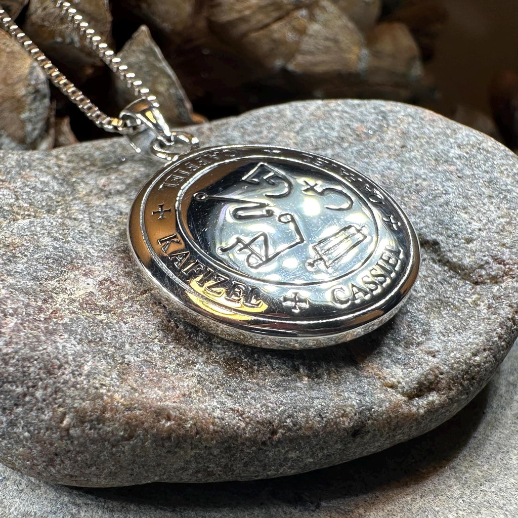 Archangel Cassiel Sigil Pendant