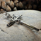 Large Star of David Cross Necklace