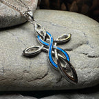 Infinity Celtic Cross Necklace