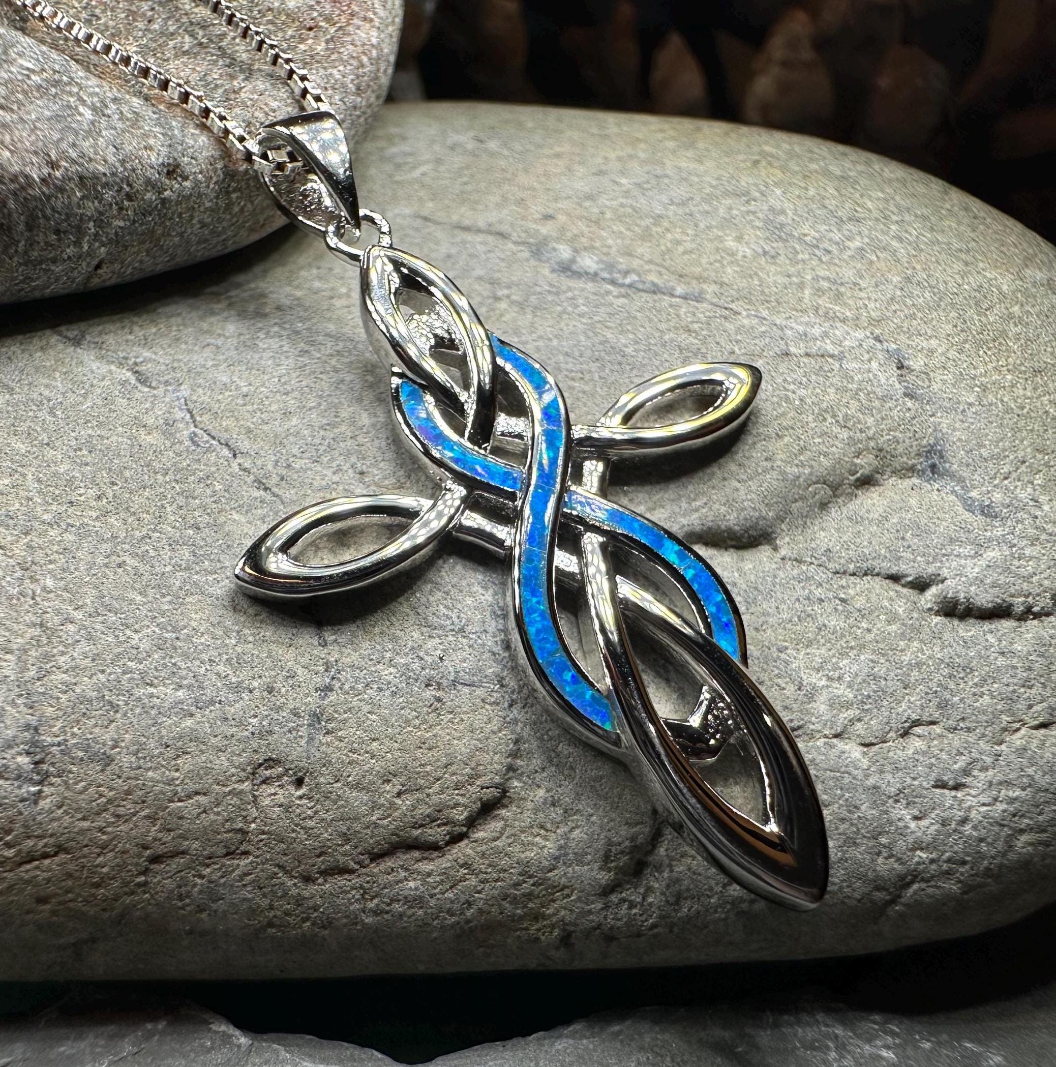 Infinity Celtic Cross Necklace