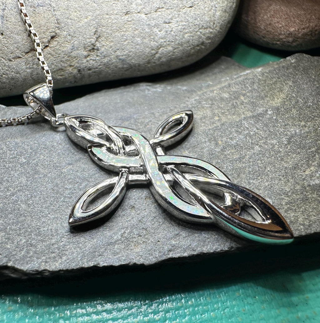 Infinity Celtic Cross Necklace
