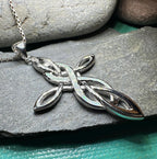 Infinity Celtic Cross Necklace