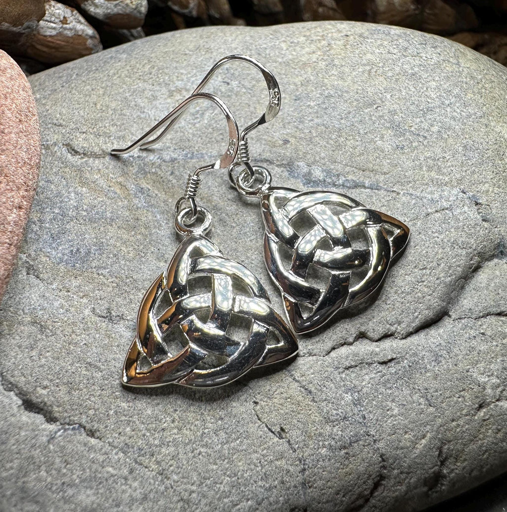 Lyric Celtic Triquetra Earrings