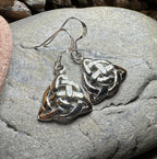 Lyric Celtic Triquetra Earrings