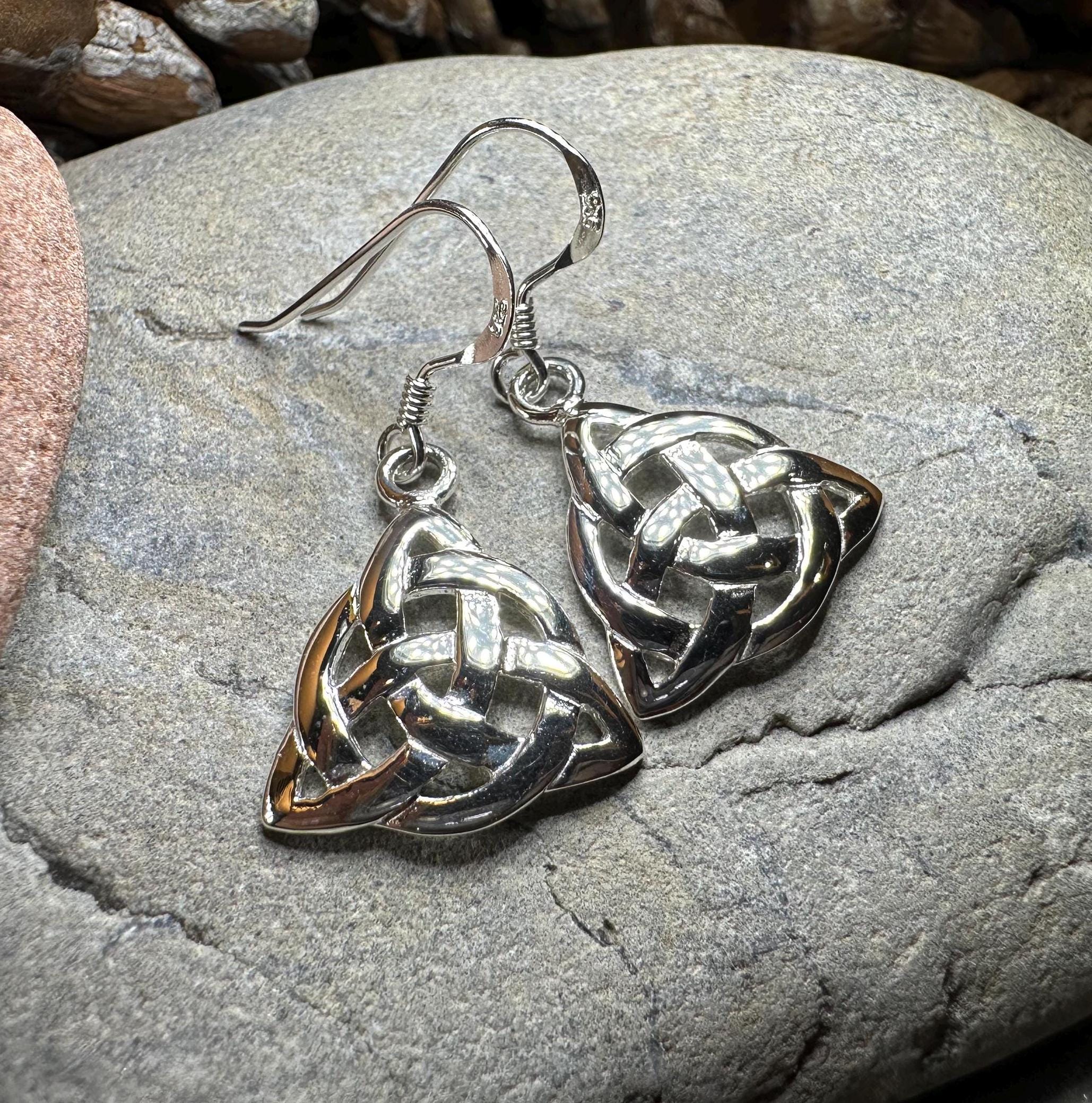 Lyric Celtic Triquetra Earrings