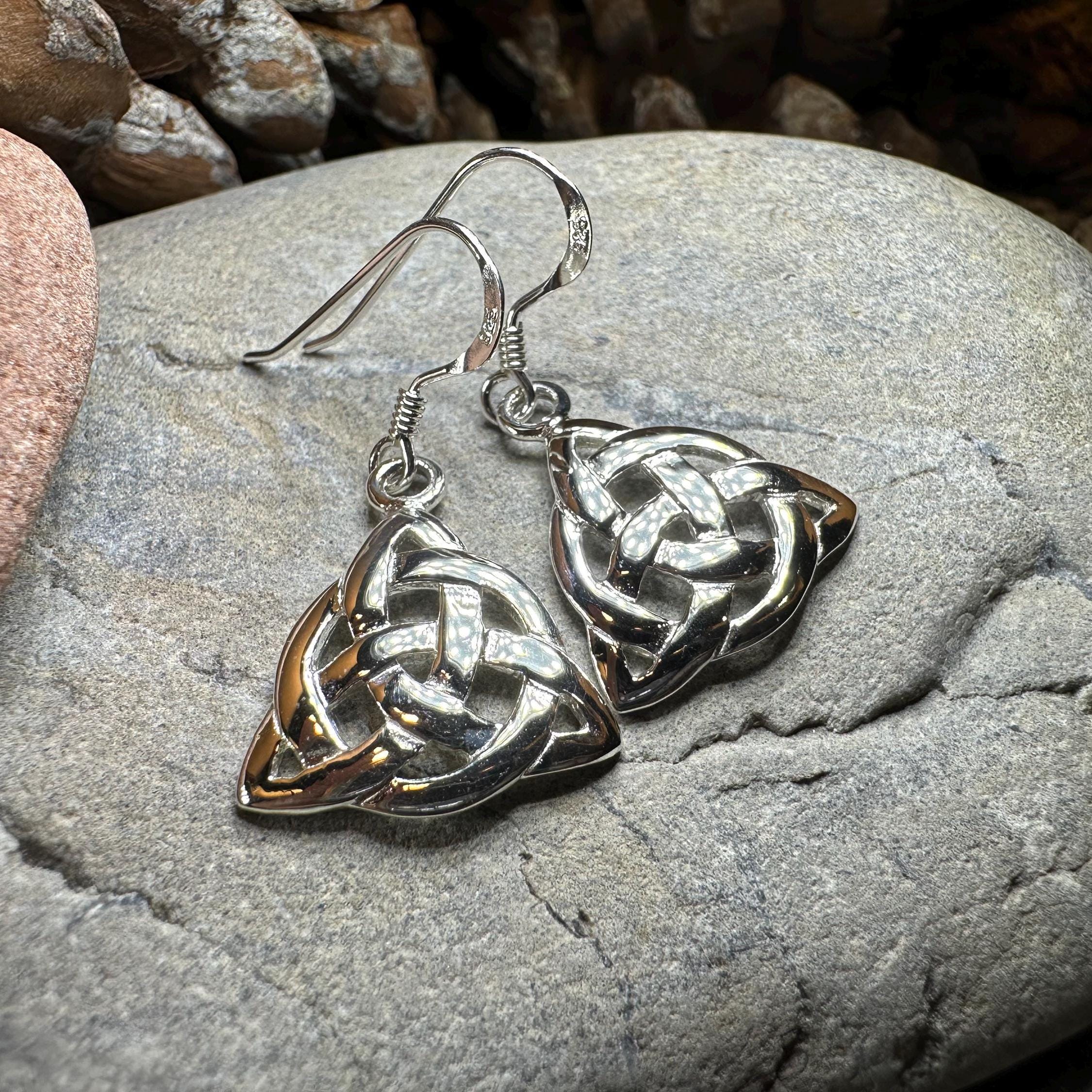 Lyric Celtic Triquetra Earrings