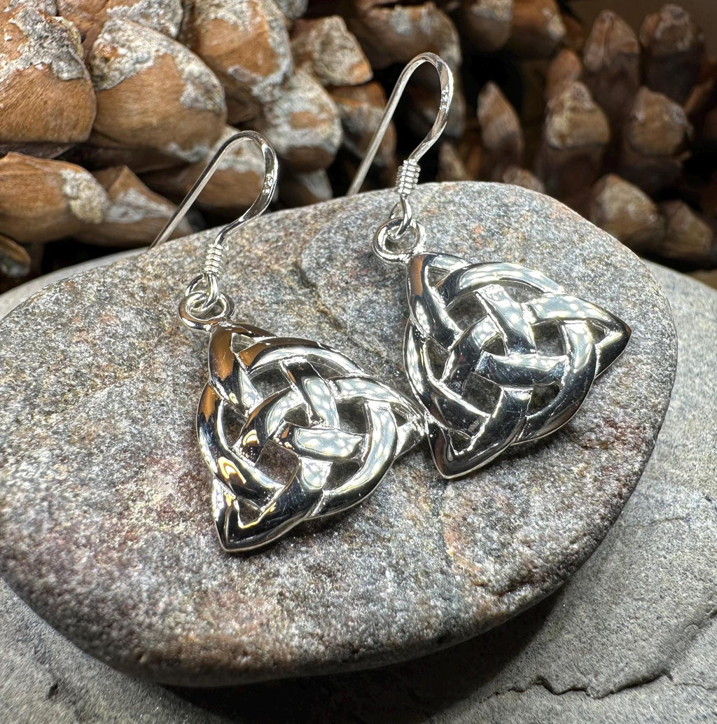 Lyric Celtic Triquetra Earrings