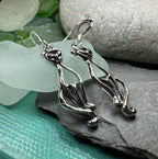 Roxie Celtic Cat Earrings