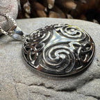 Loughcrew Celtic Spiral Necklace