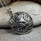 Loughcrew Celtic Spiral Necklace