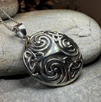 Loughcrew Celtic Spiral Necklace
