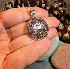 Loughcrew Celtic Spiral Necklace