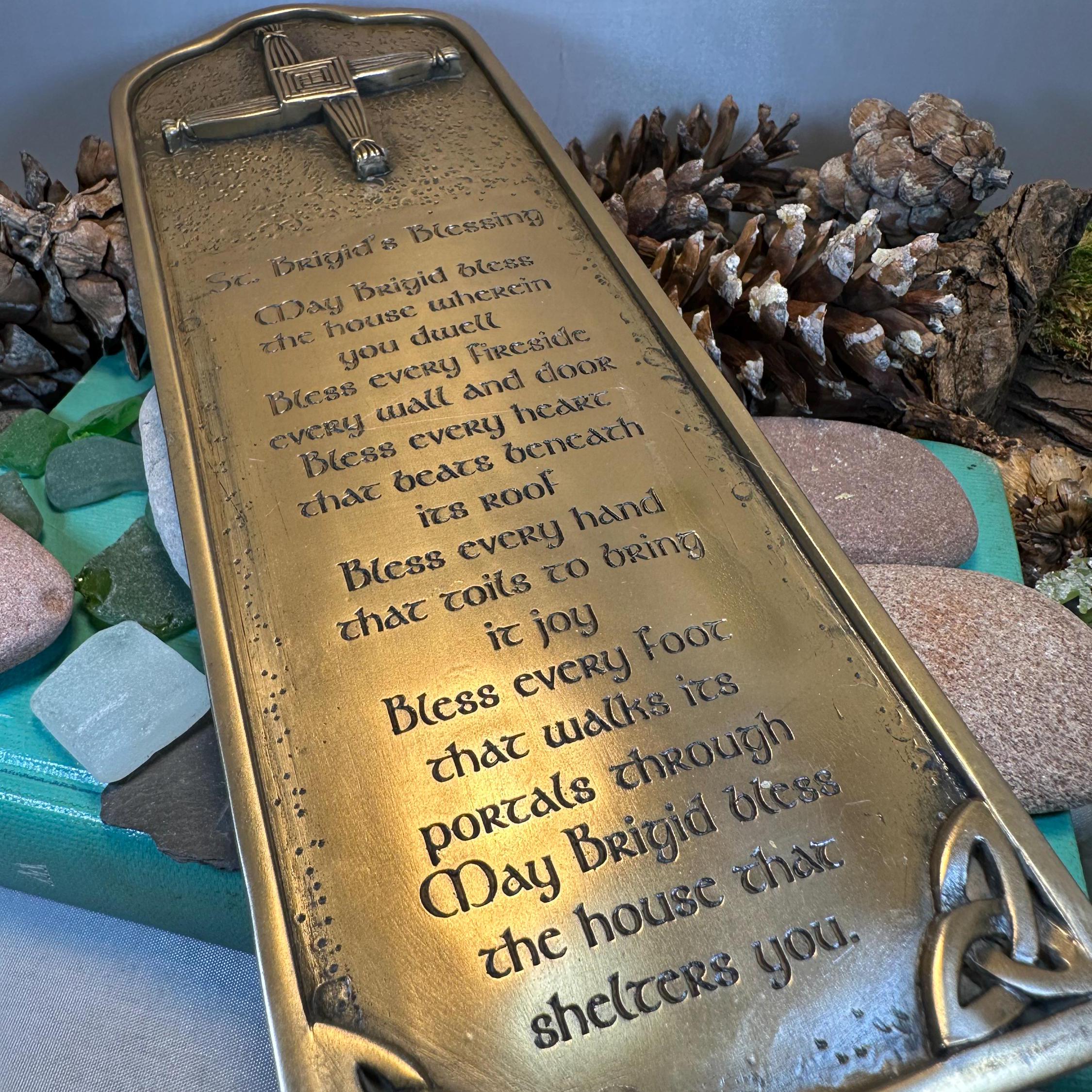 Saint Brigid's Blessing Wall Plaque