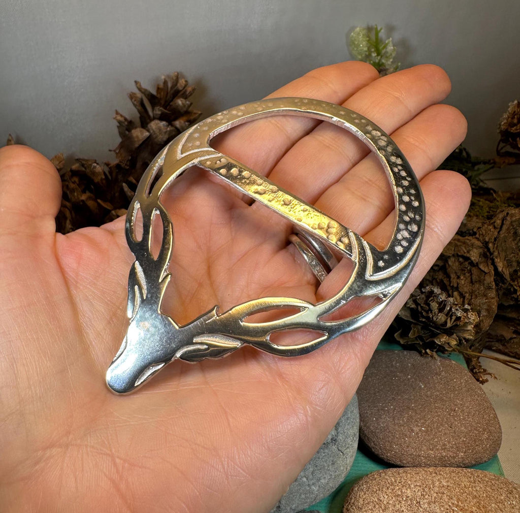 Stag Scarf Ring