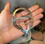 Stag Scarf Ring