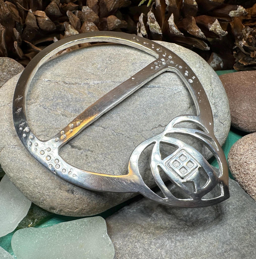 Celtic Mackintosh Heart Scarf Ring