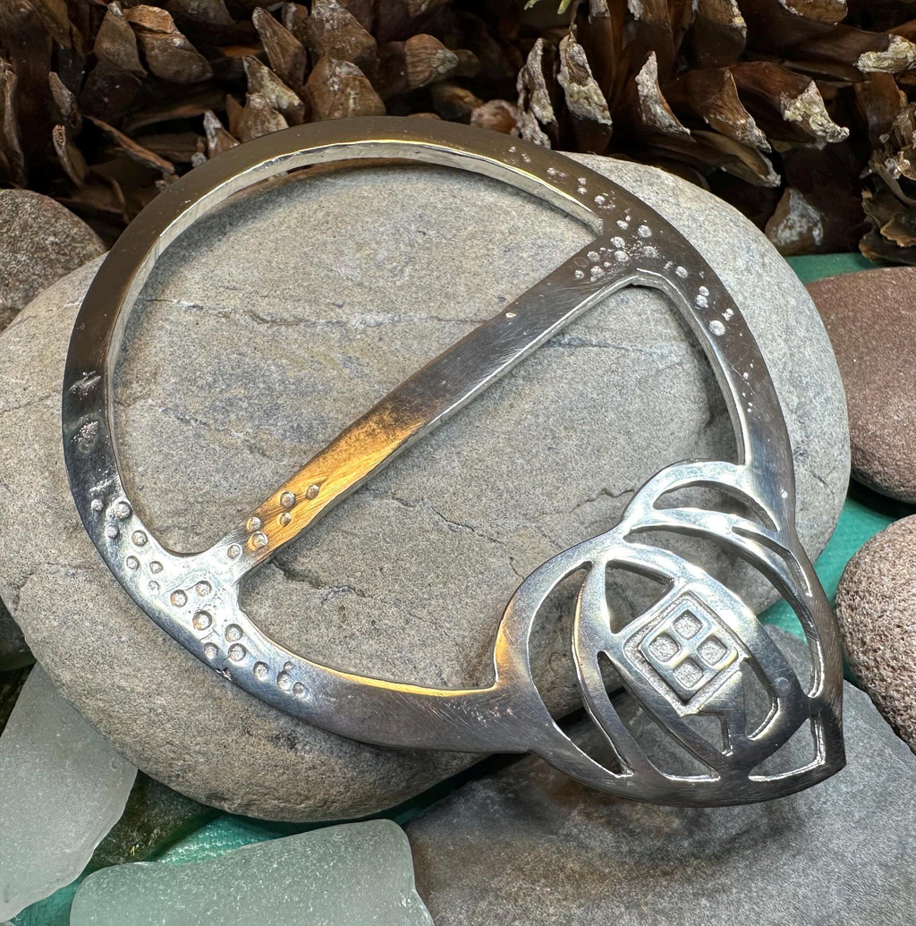 Celtic Mackintosh Heart Scarf Ring