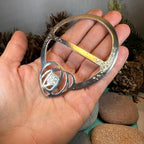 Celtic Mackintosh Heart Scarf Ring