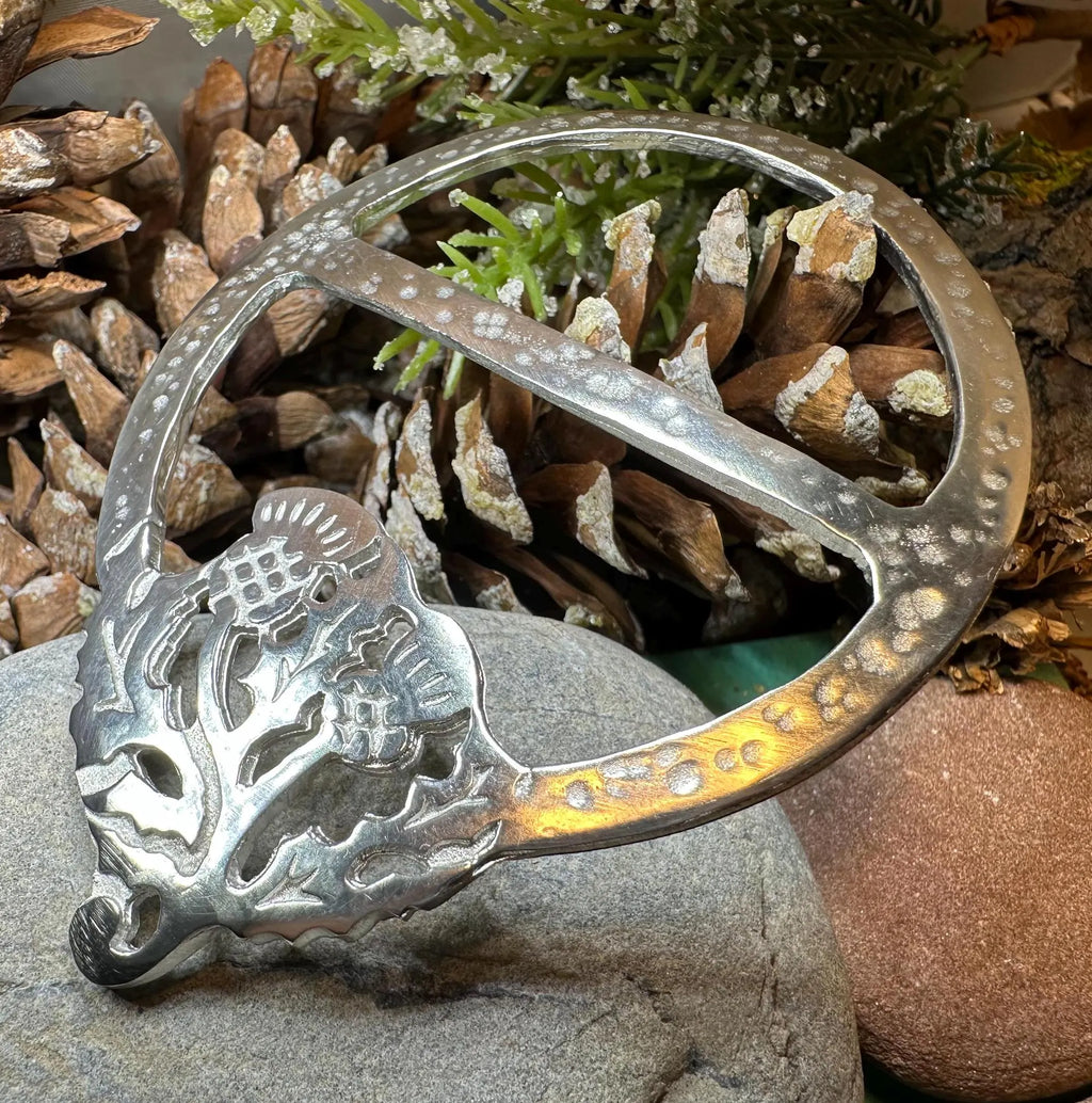 Double Thistle Scarf Ring