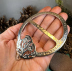 Double Thistle Scarf Ring