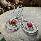 Heathergems Scottish Celtic Drop Earrings