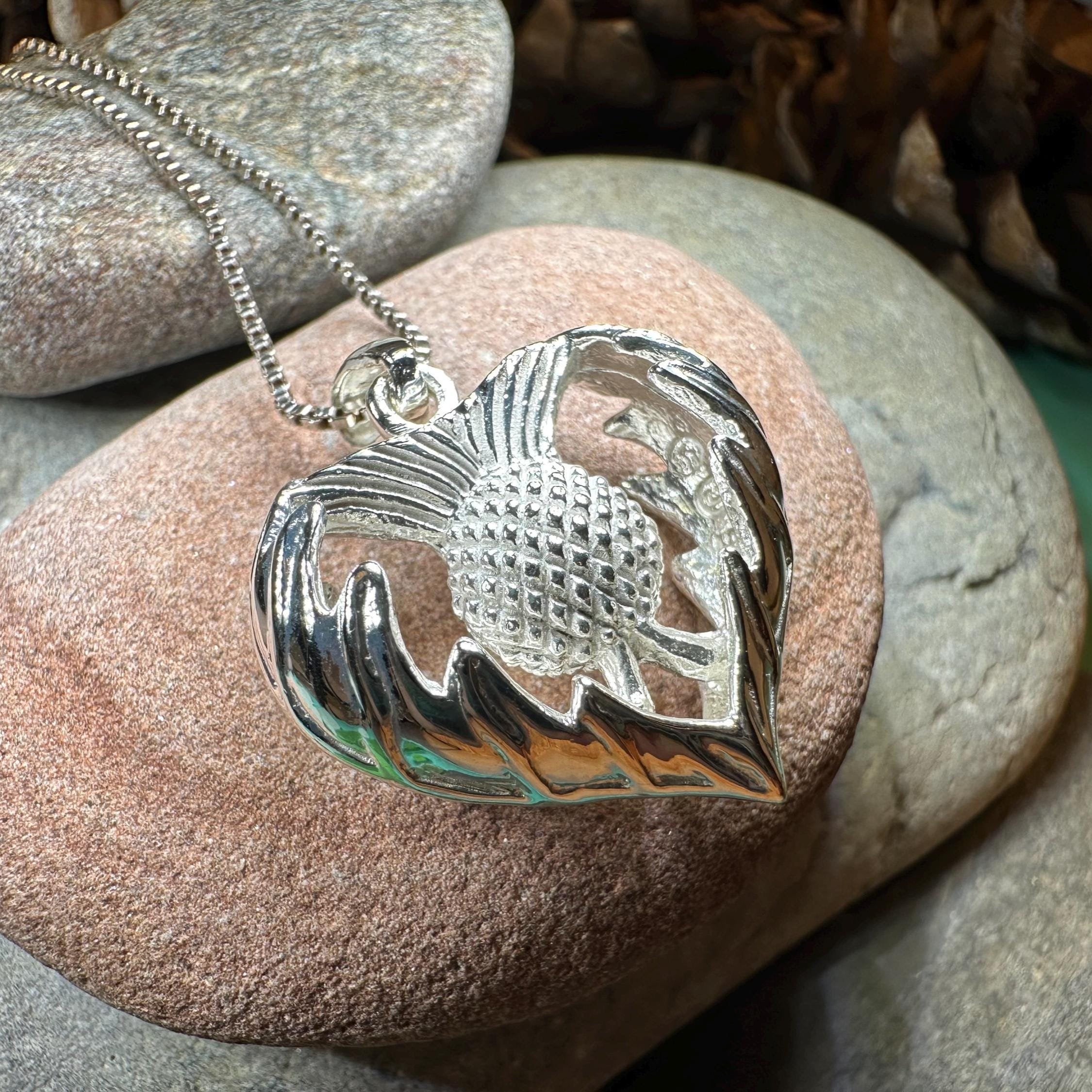 Annora Scottish Thistle Necklace